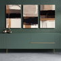 Wallity Conjunto de 3 Lienzos Decorativos Multicolor 45 x 70 cm